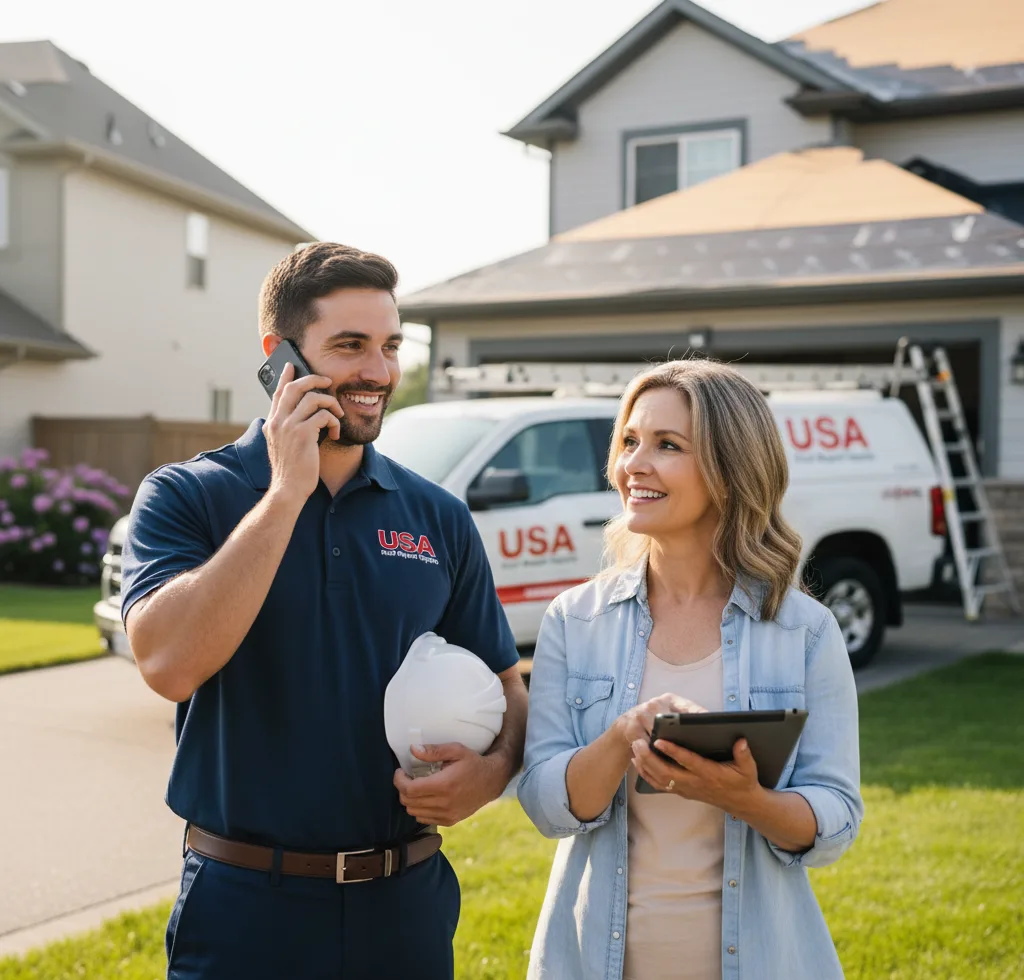 USA Roof Repair Experts customer support in Hollandale